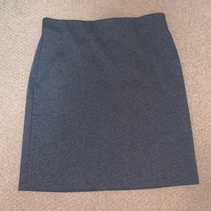 Gray Old Navy Pencil Skirt